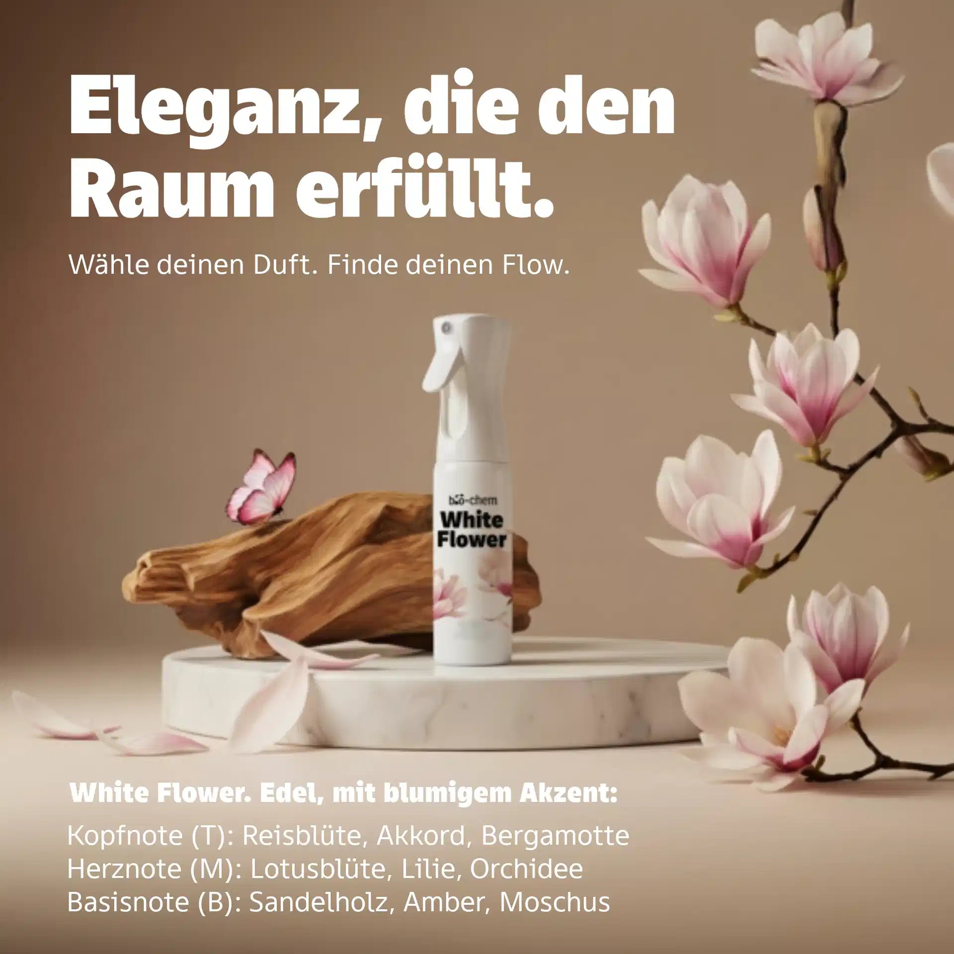 white flower duft
