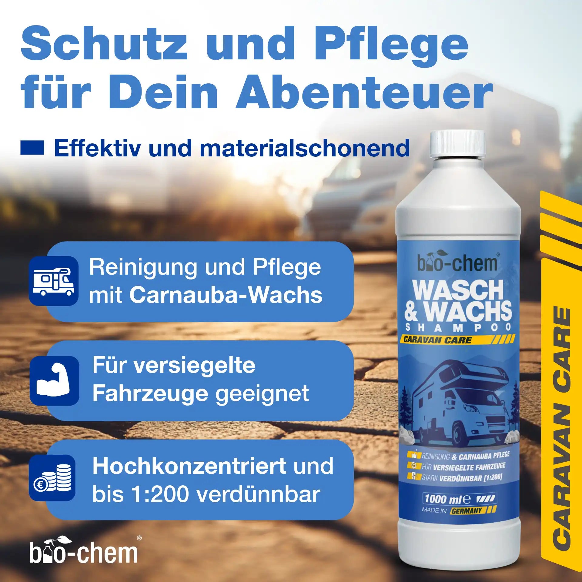 Wasch & Wachs Shampoo (1 L)