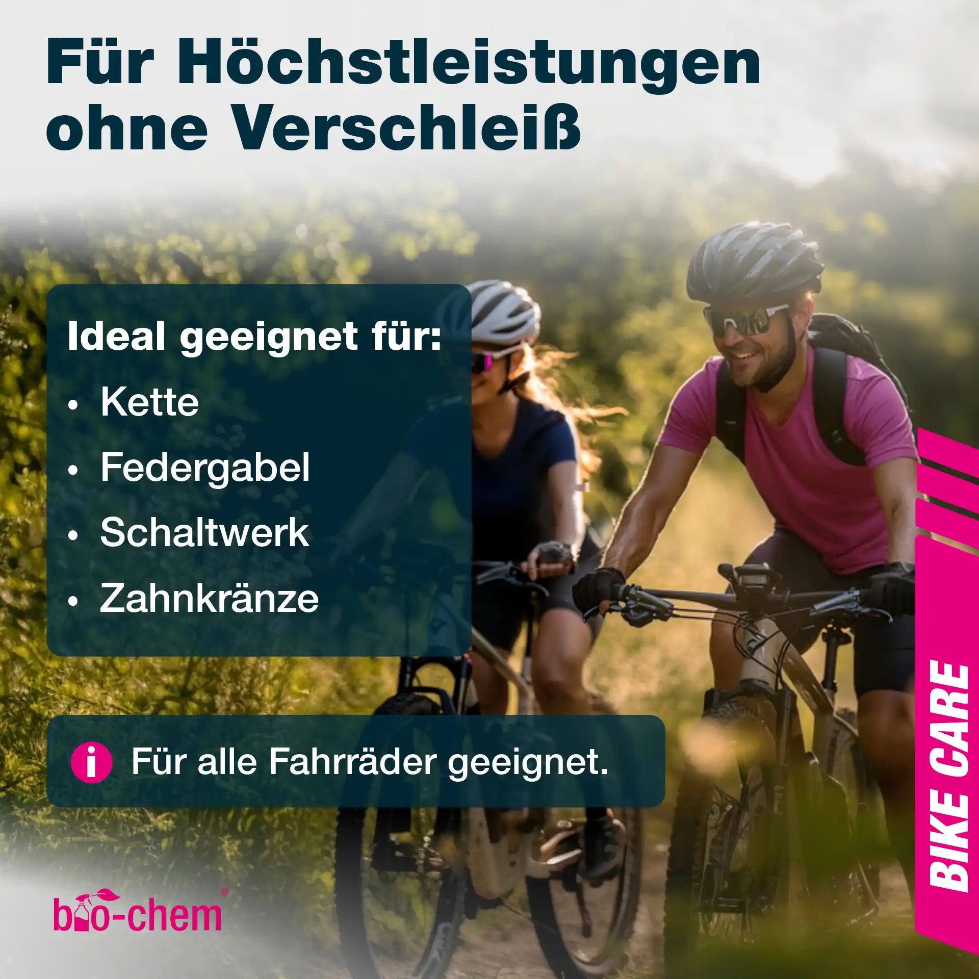 Kettenöl Fahrrad (100 ML + Tuch)
