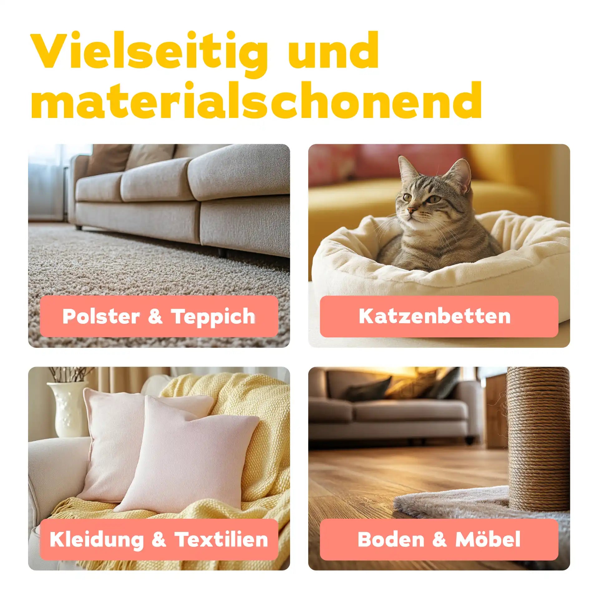 Geruchsentferner Katze + Wäschespülung (2-teilig)