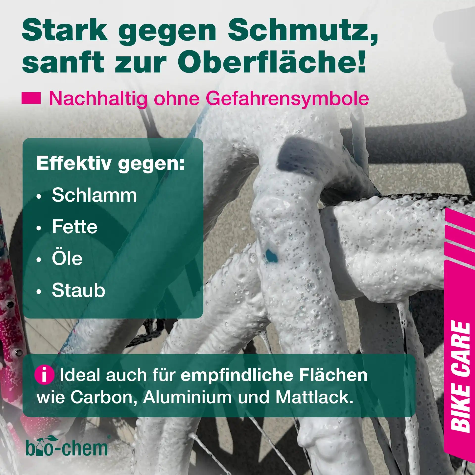 bio-chem Bike Care mit Aktivschaum