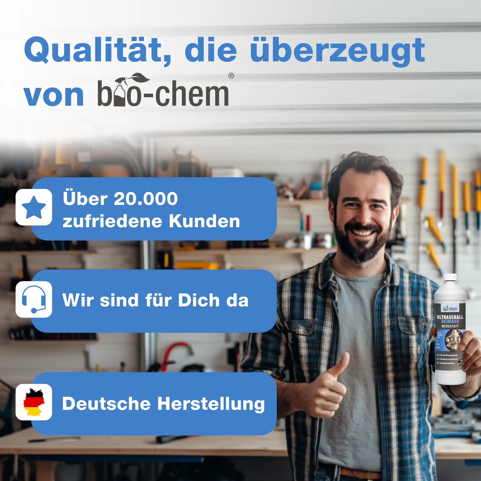 Kundenbewertungen Ultraschallreiniger Flüssigkeit Werkstatt