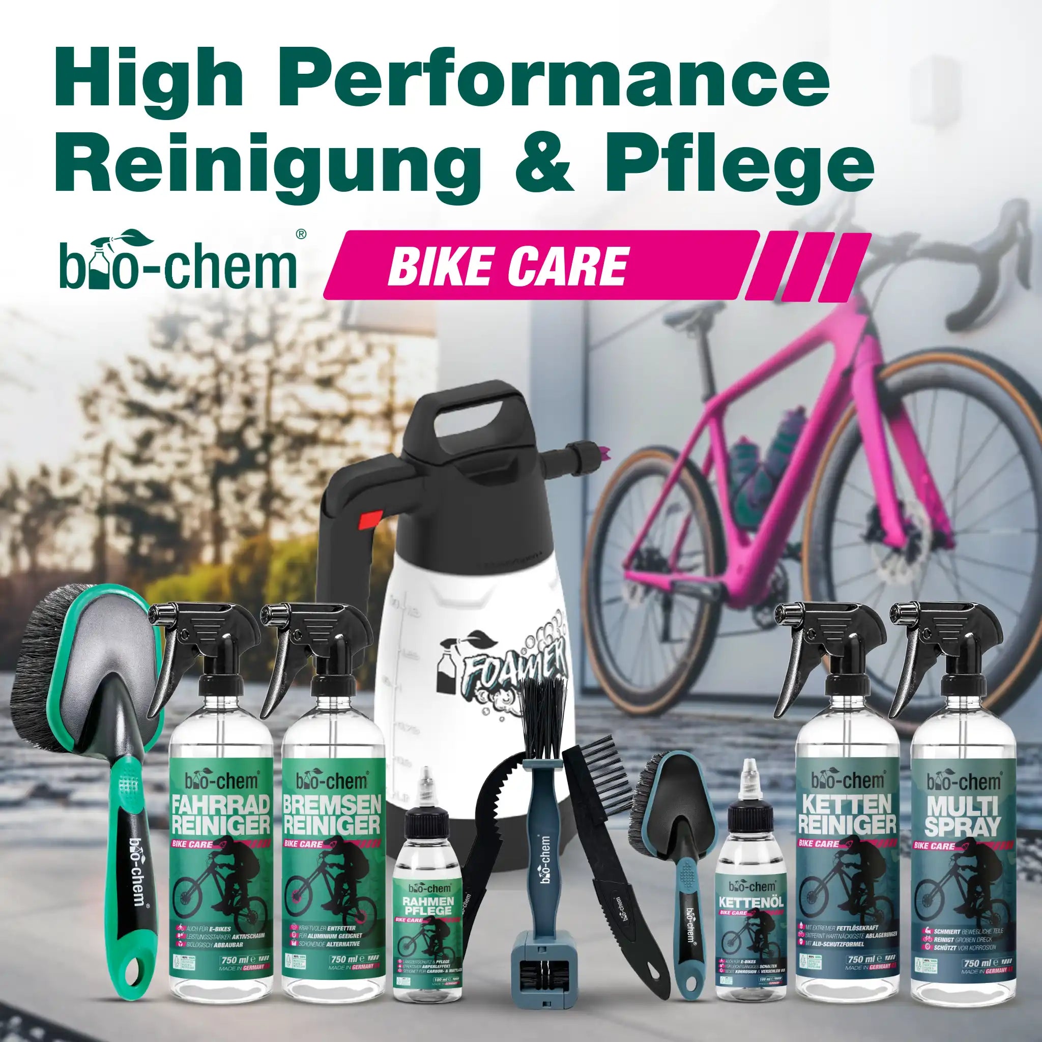Fahrradpflege-Set (PREMIUM 7-teilig)