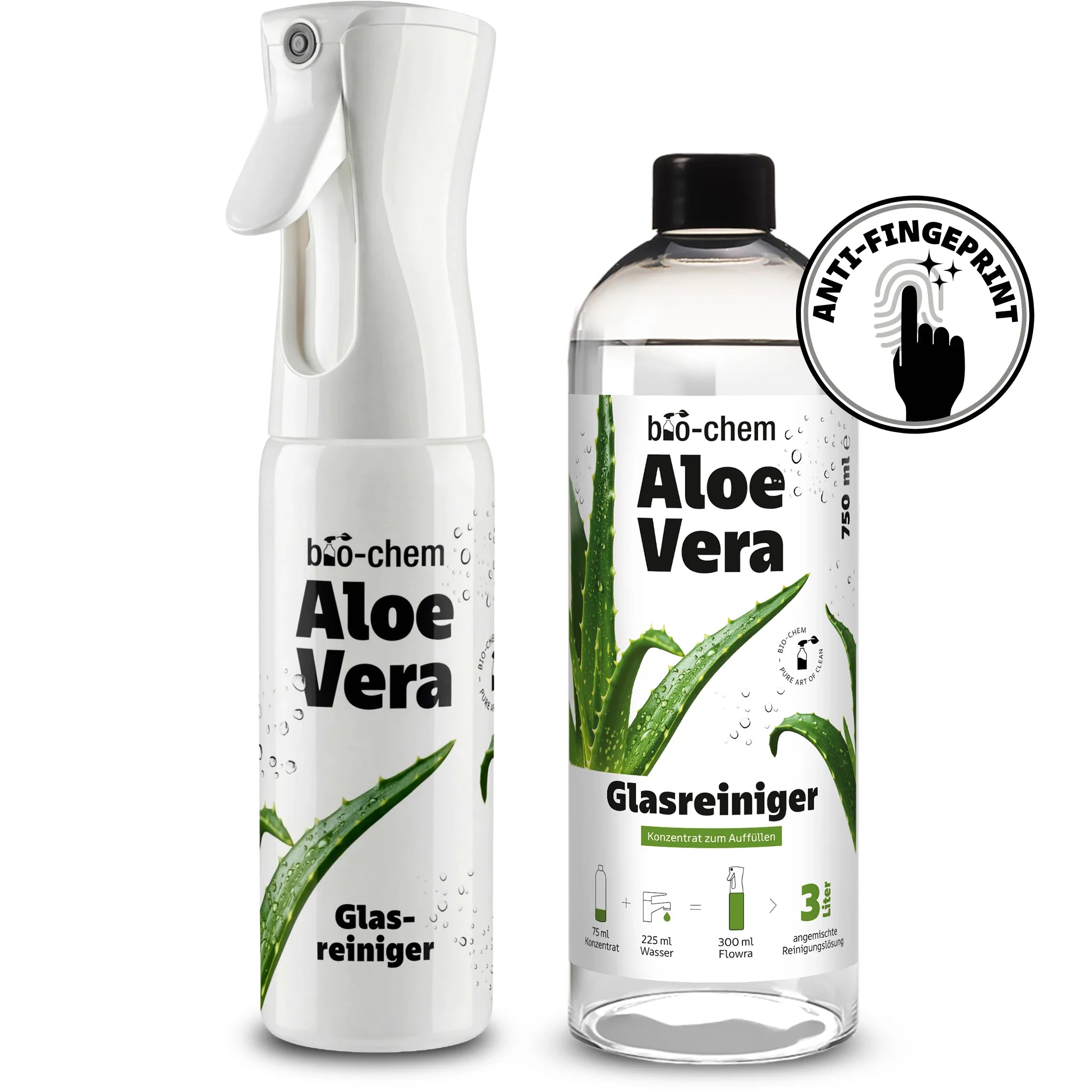 bio-chem glasreiniger konzentrat aloe vera