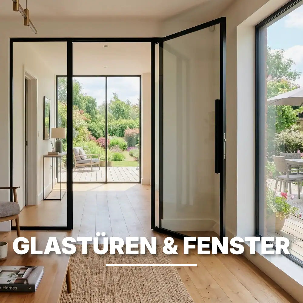 Glasreiniger Anwendung Glastüren Fenster
