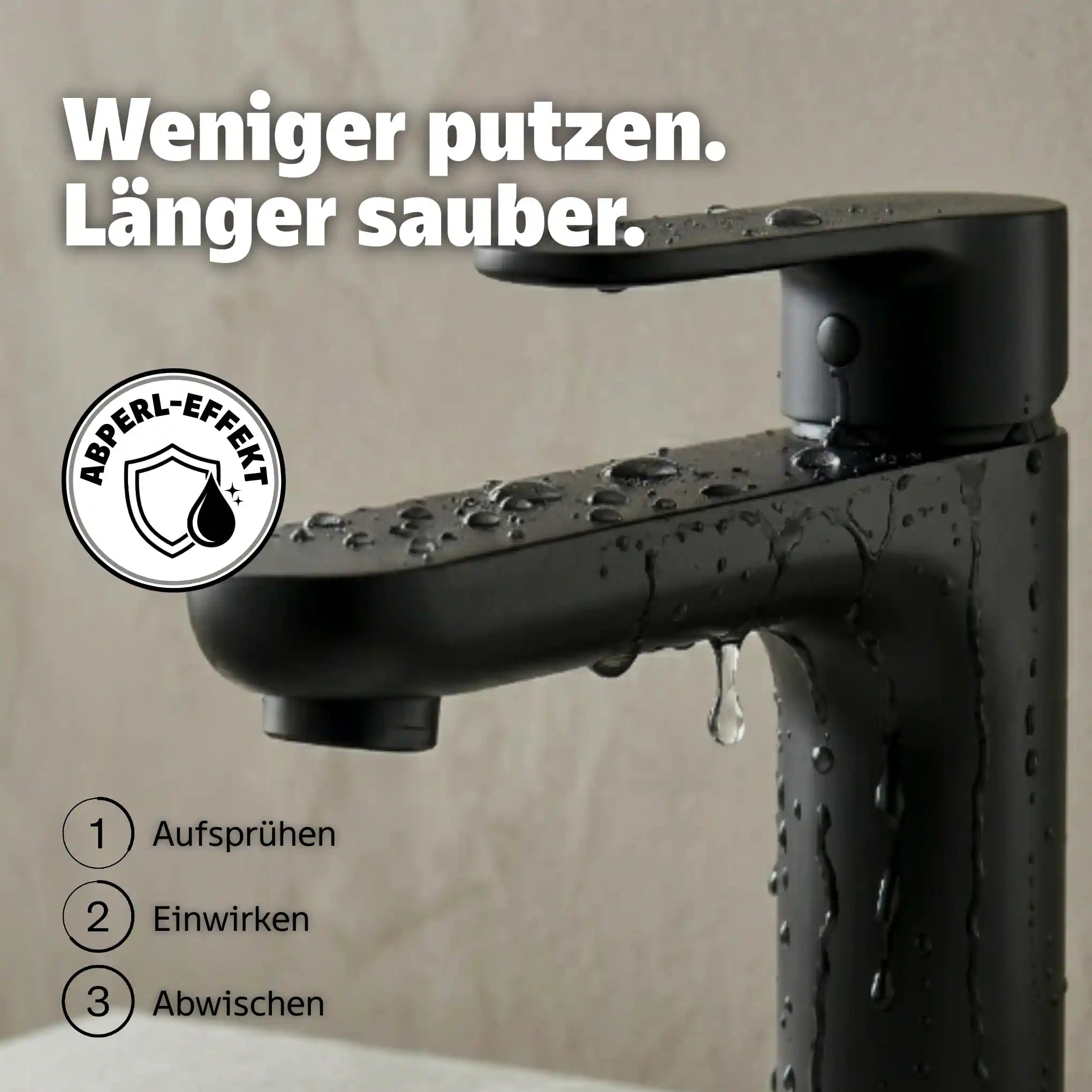 kalkreiniger abperleffekt