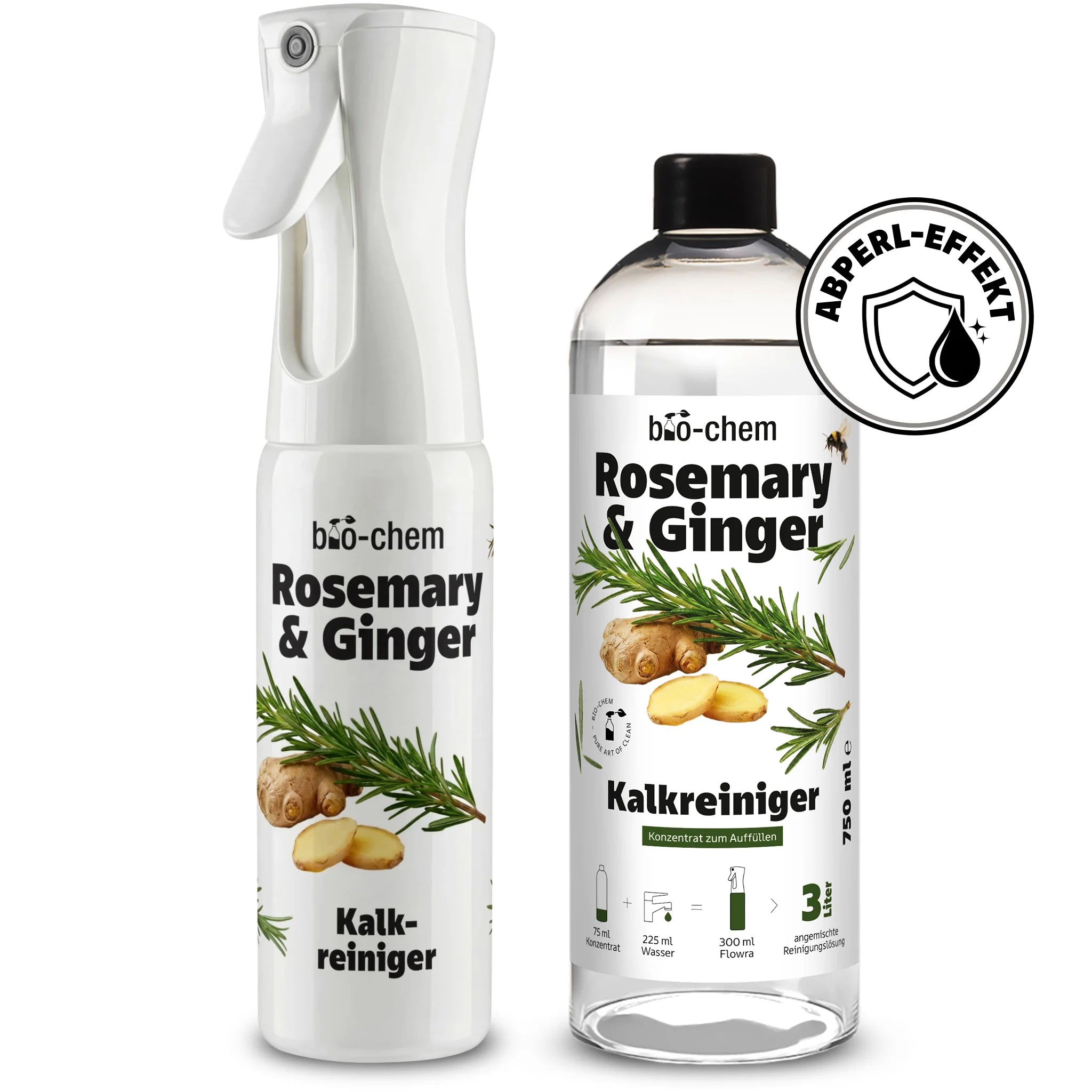 kalkreiniger set rosemary ginger