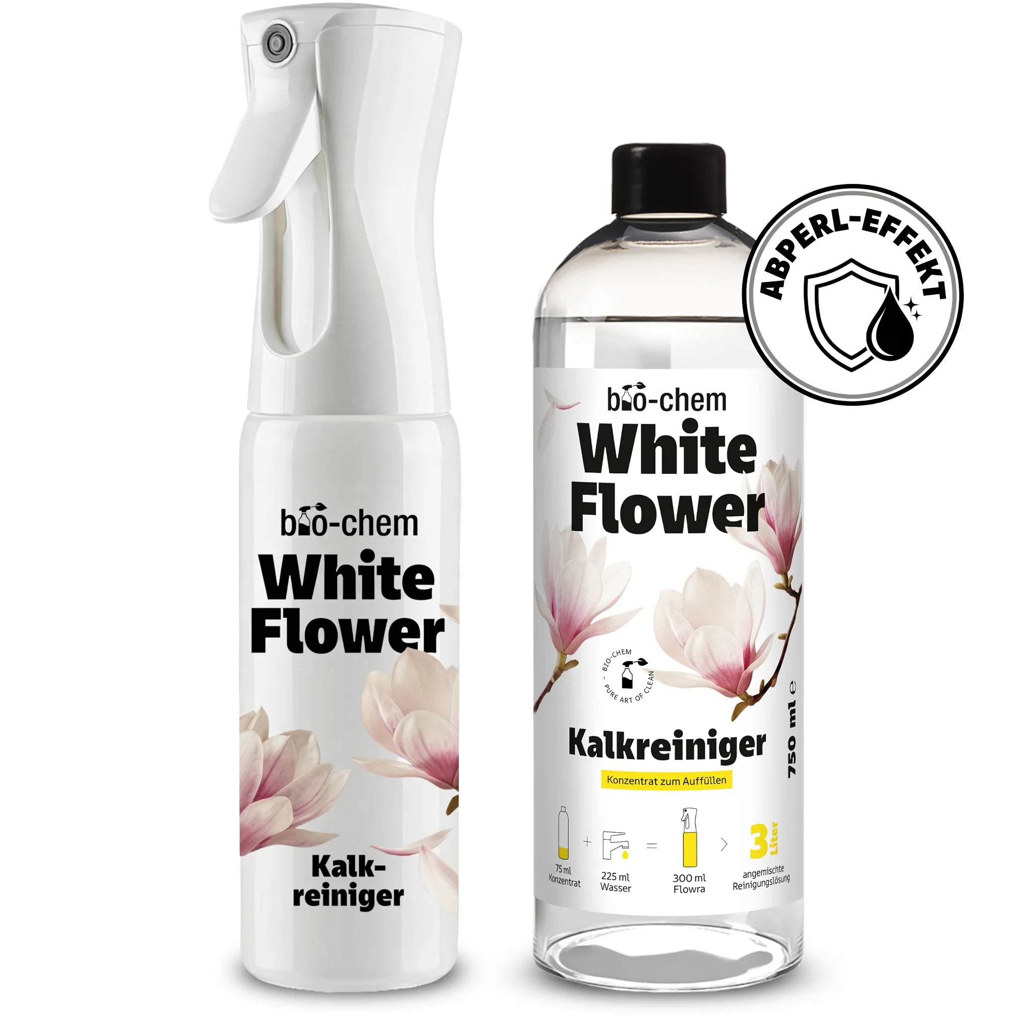 kalkreiniger konzentrat starter set white flower