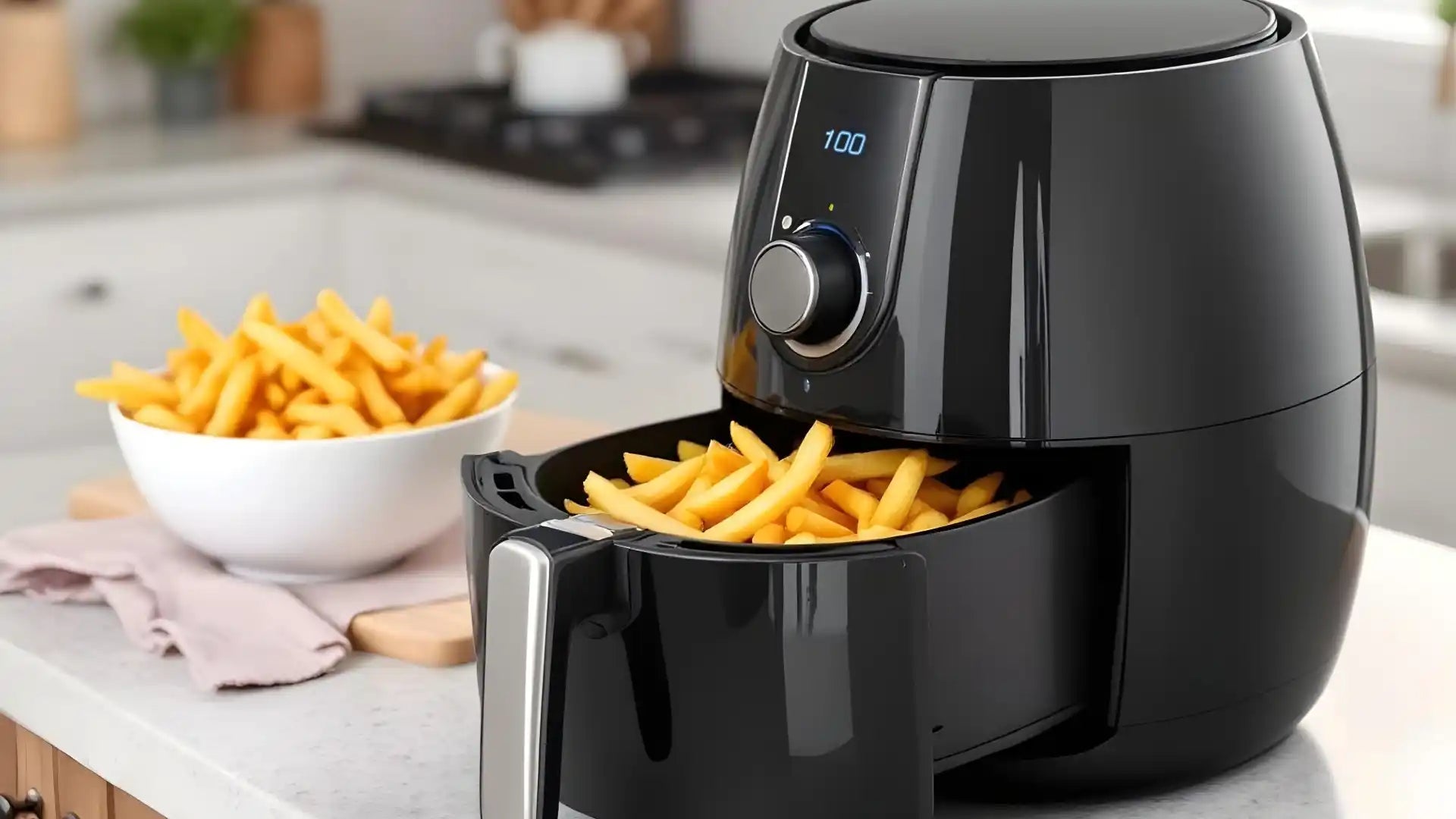 Heißluftfritteuse reinigen: Die besten Tricks gegen Fett & Eingebranntes