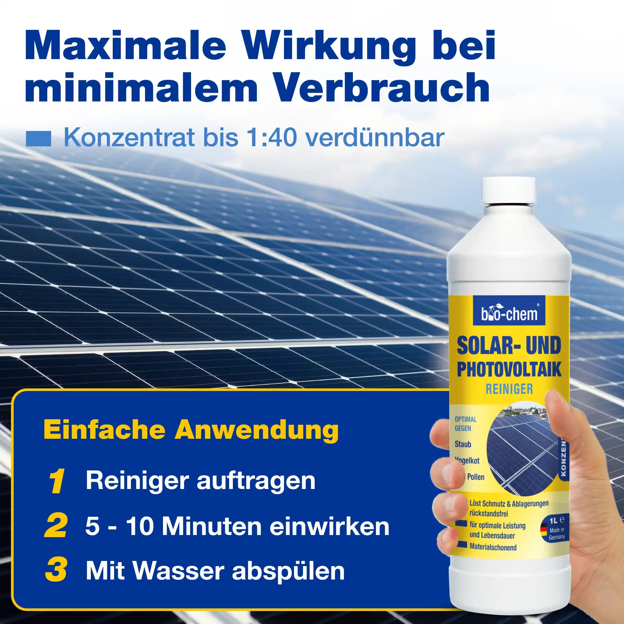 Photovoltaikreiniger (1 L + Schaumsprüher)
