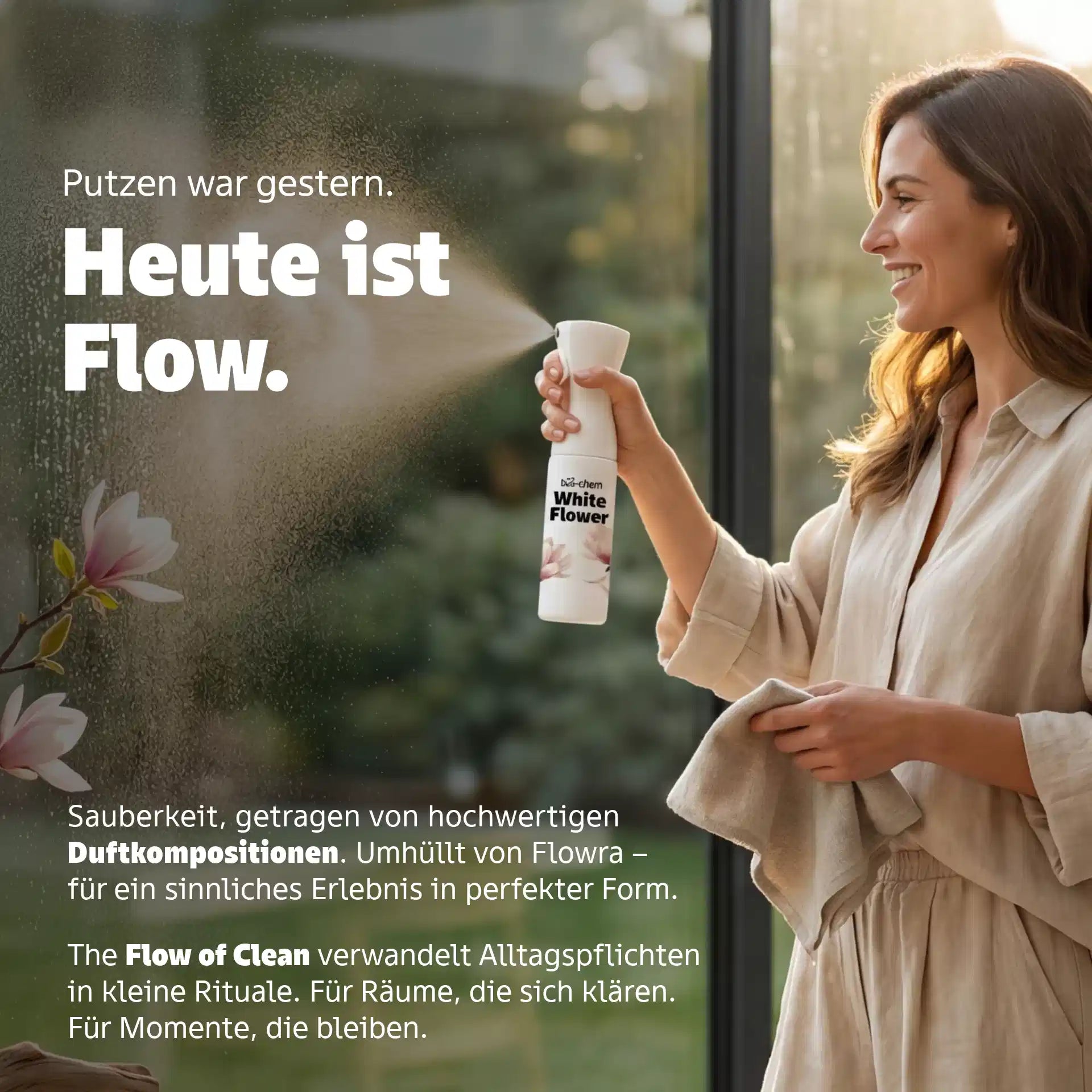 flowra white flower reiniger duft
