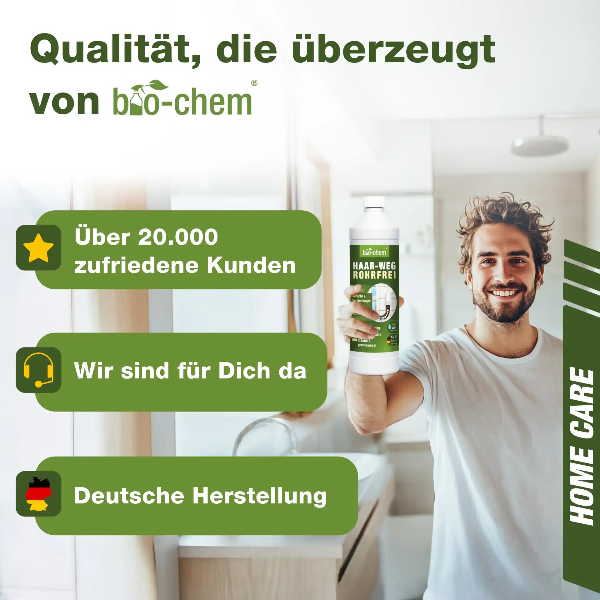 Haar-Weg Rohrfrei von bio‑chem mit über 20.000 zufriedenen Kunden – Artikel 9000192