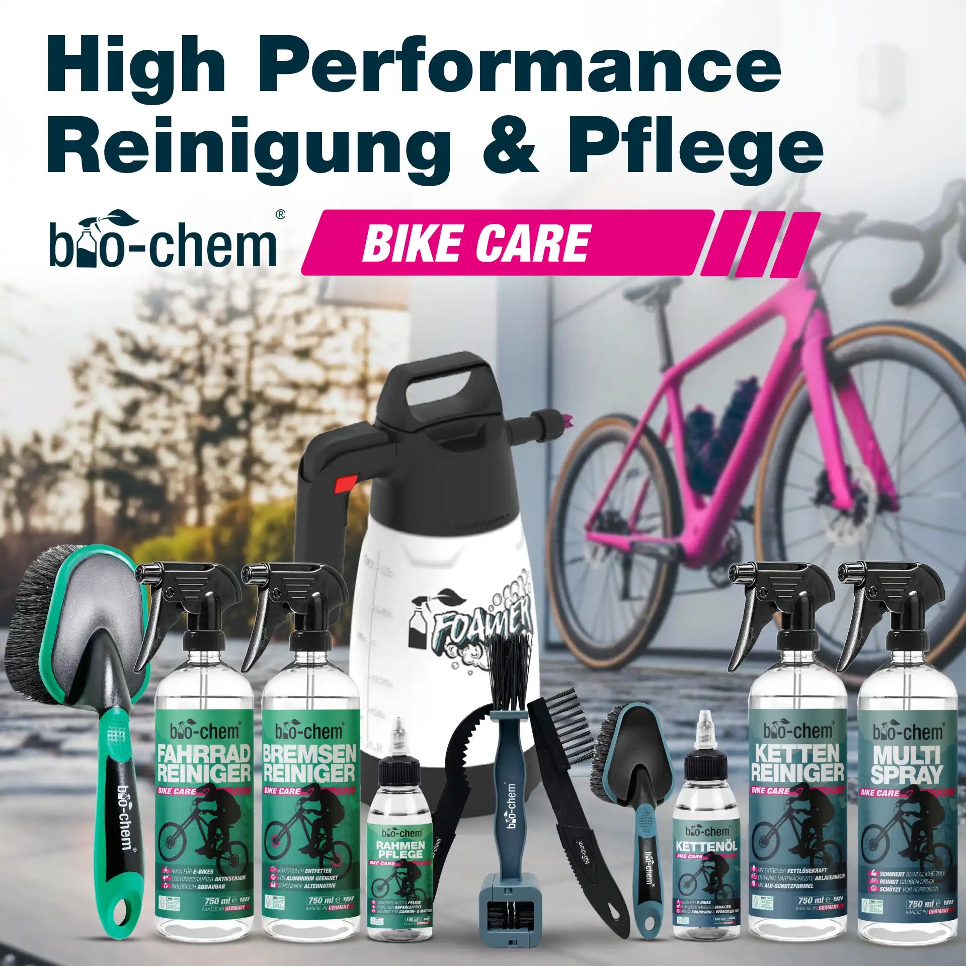 Fahrradreiniger Sortiment bio-chem