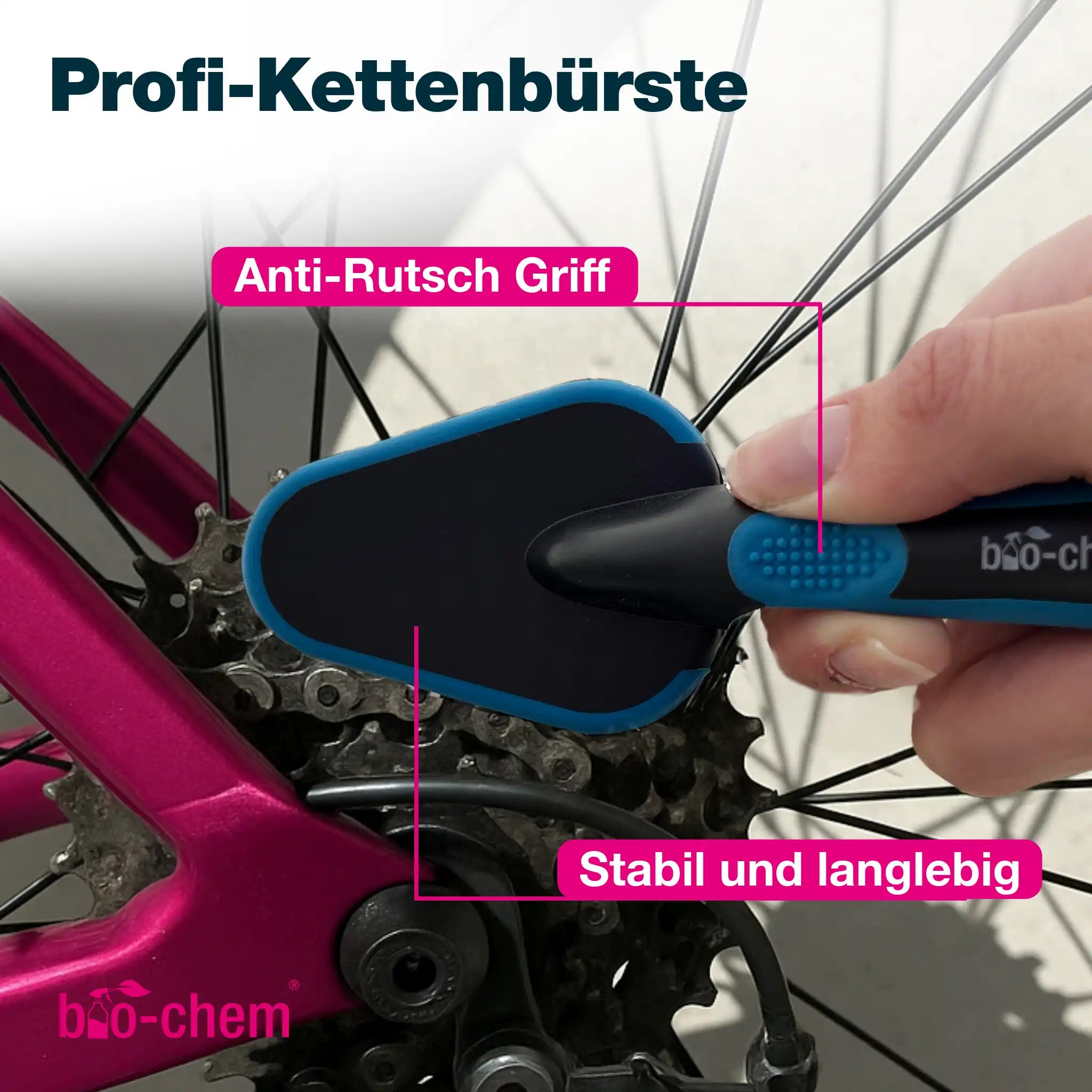 Fahrradreinigung Zubehör-Set (5-teilig)