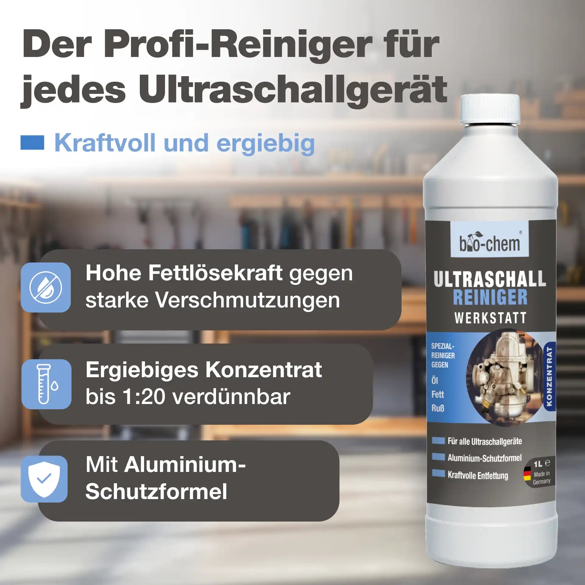 Vorteile Ultraschallreiniger Flüssigkeit Werkstatt