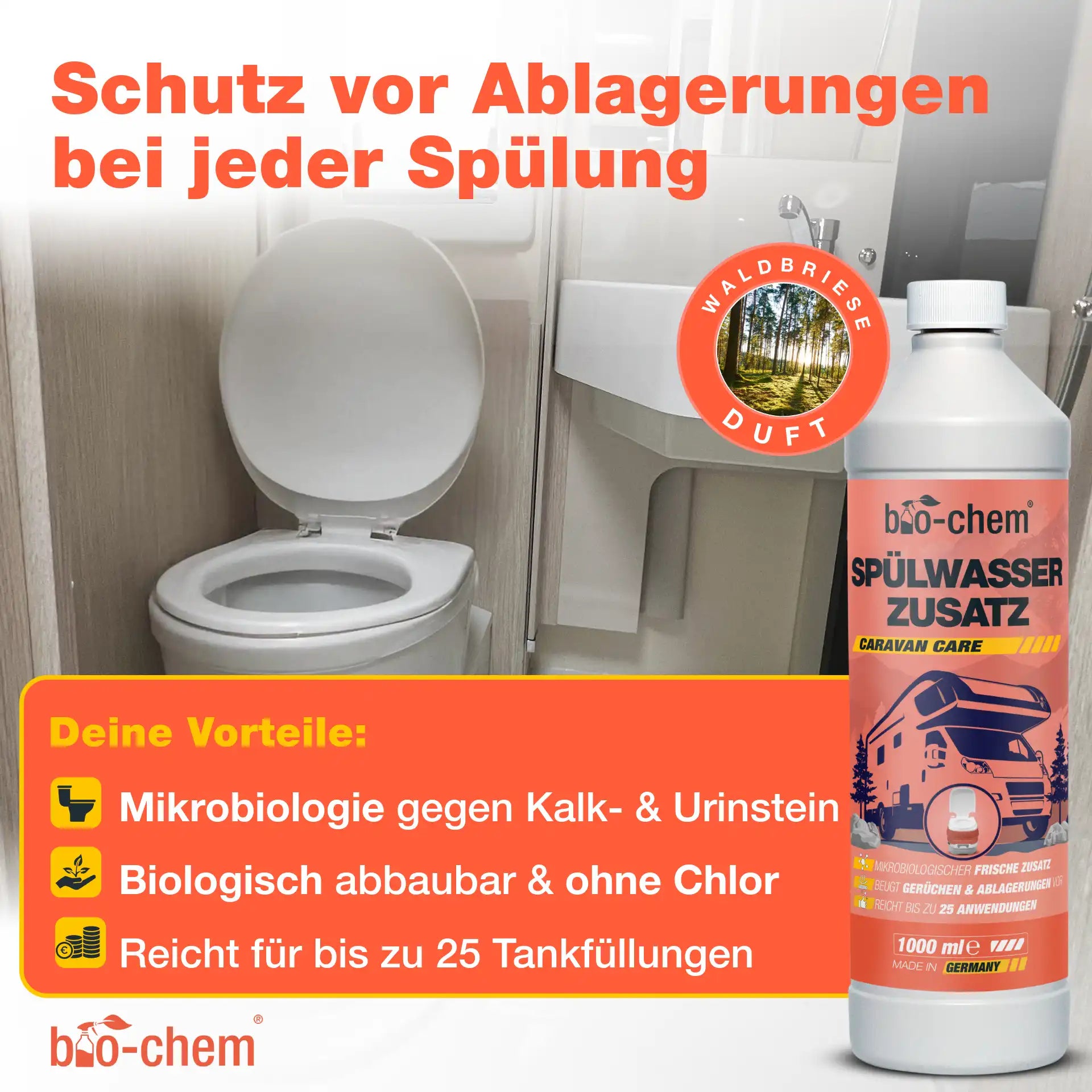 Wohnmobil Tankreiniger Set (BASIC 3-teilig)