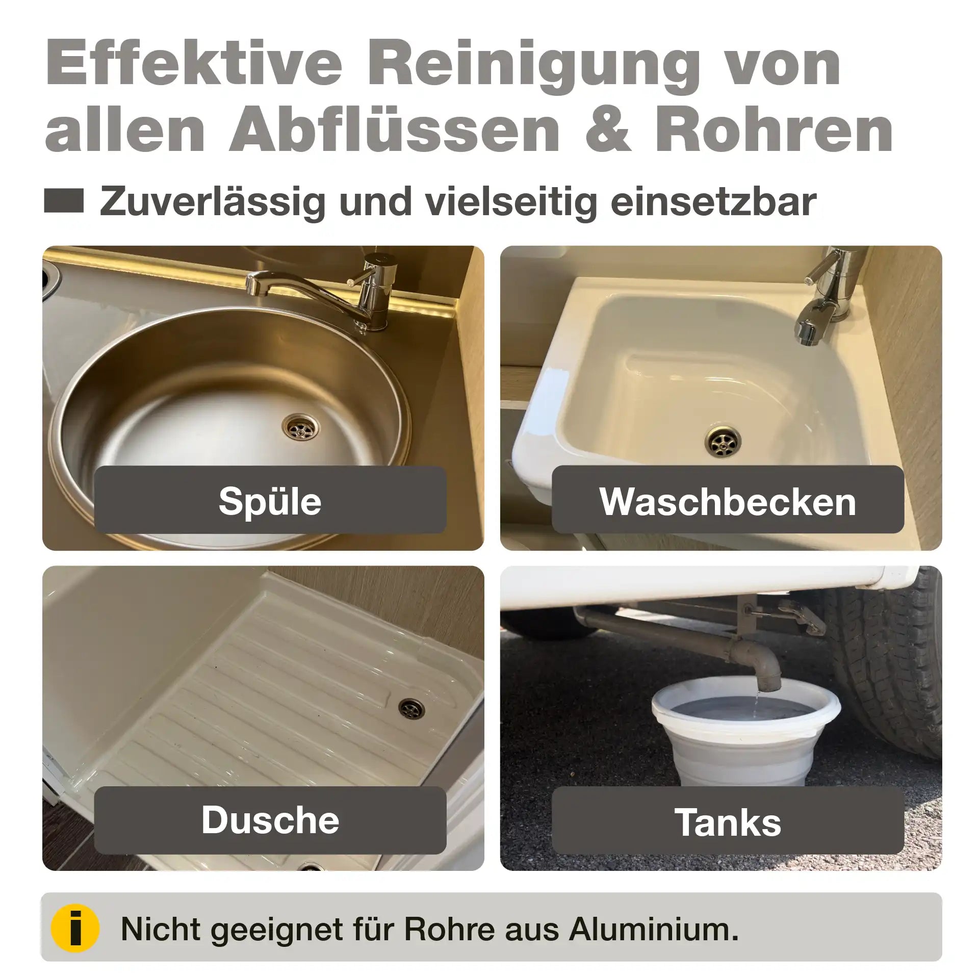 Grauwasser Zusatz Wohnmobil (1 L)