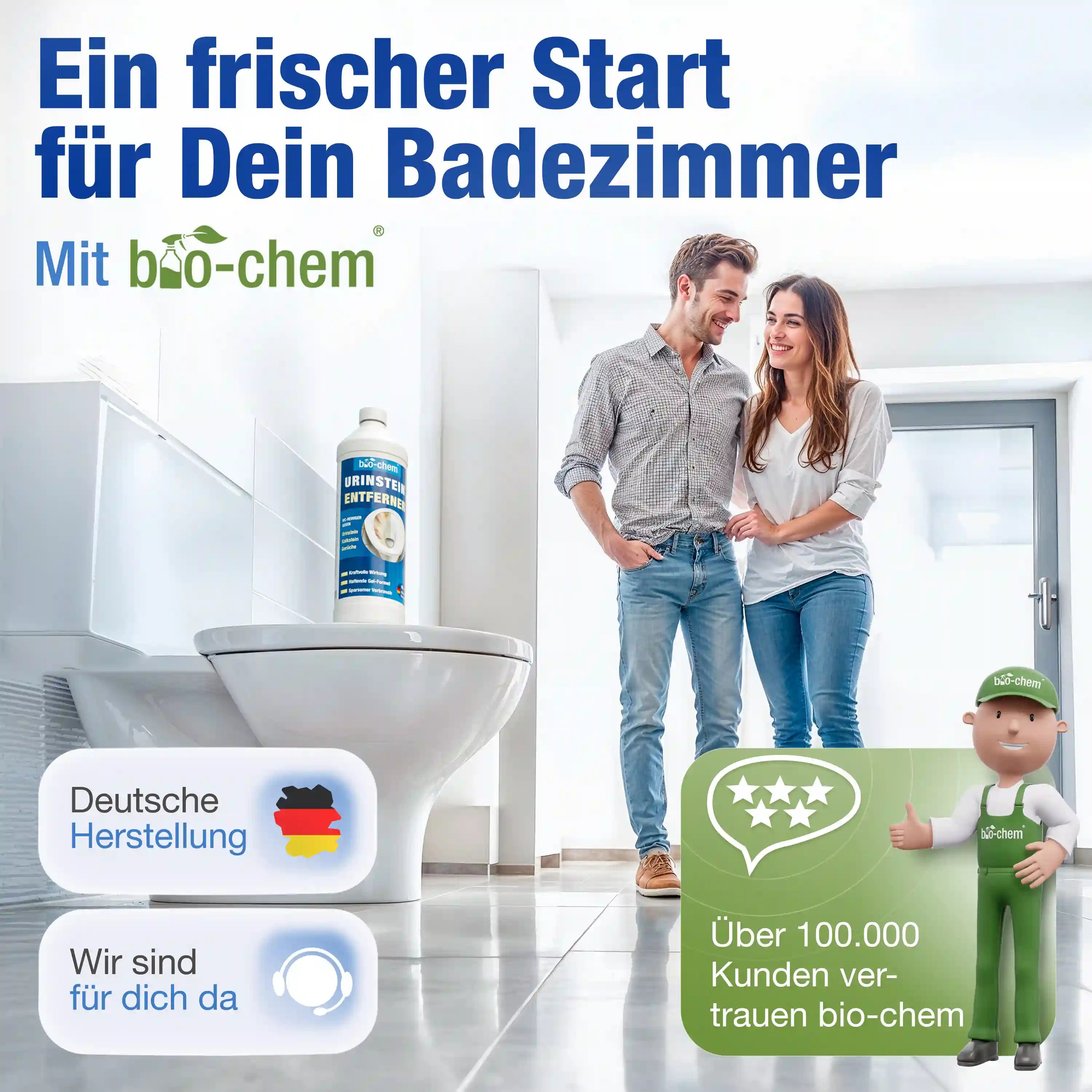 Urinsteinentferner (1 L + Bimsstein)