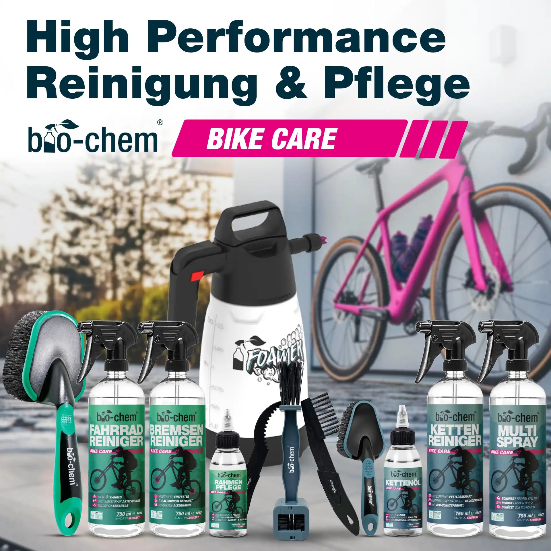 Fahrradpflege-Set (PREMIUM 9-teilig)