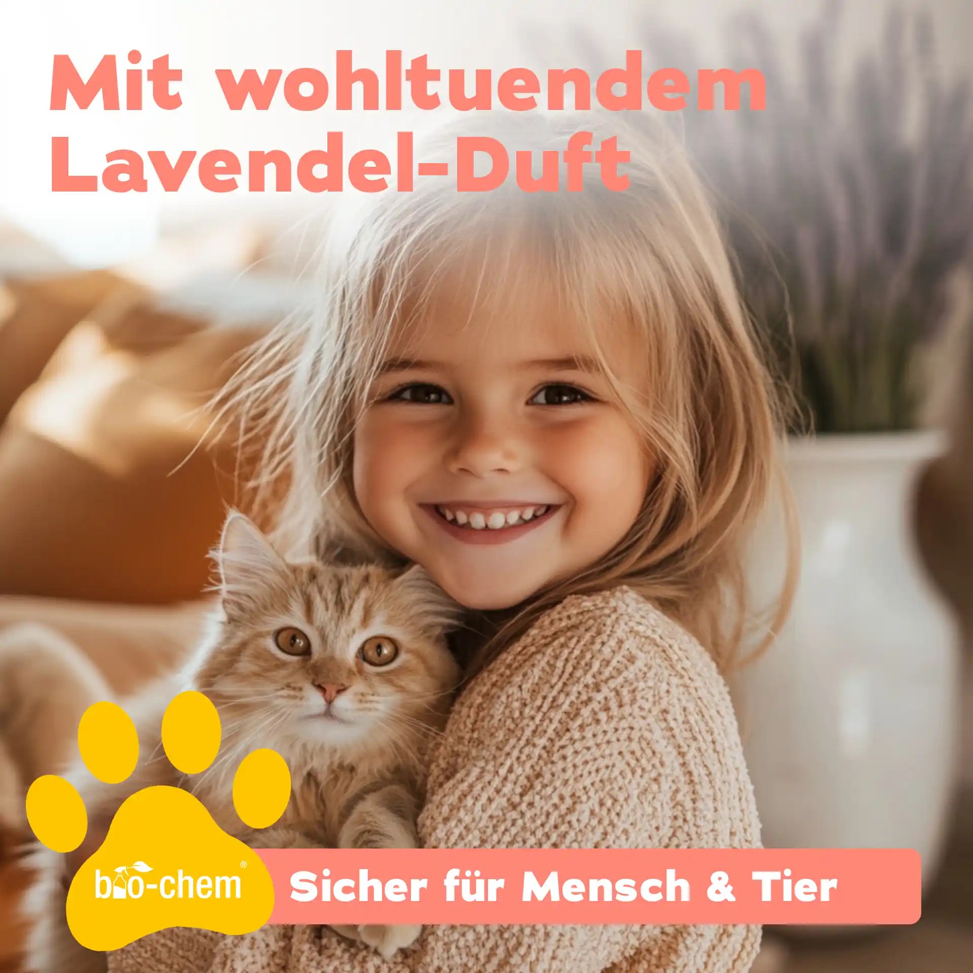 Geruchsentferner Katze + Wäschespülung (2-teilig)