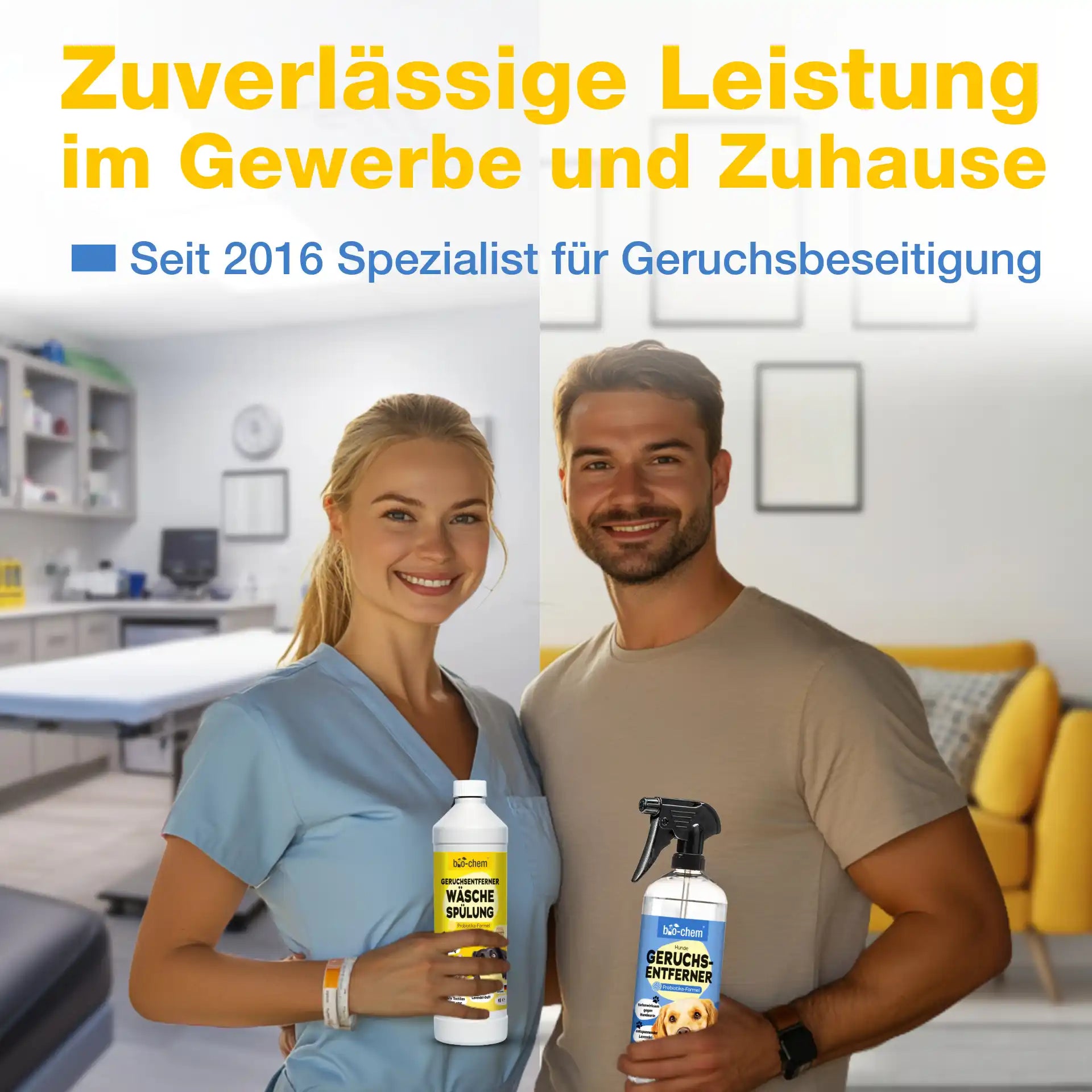 Geruchsentferner Hund + Wäschespülung (2-teilig)