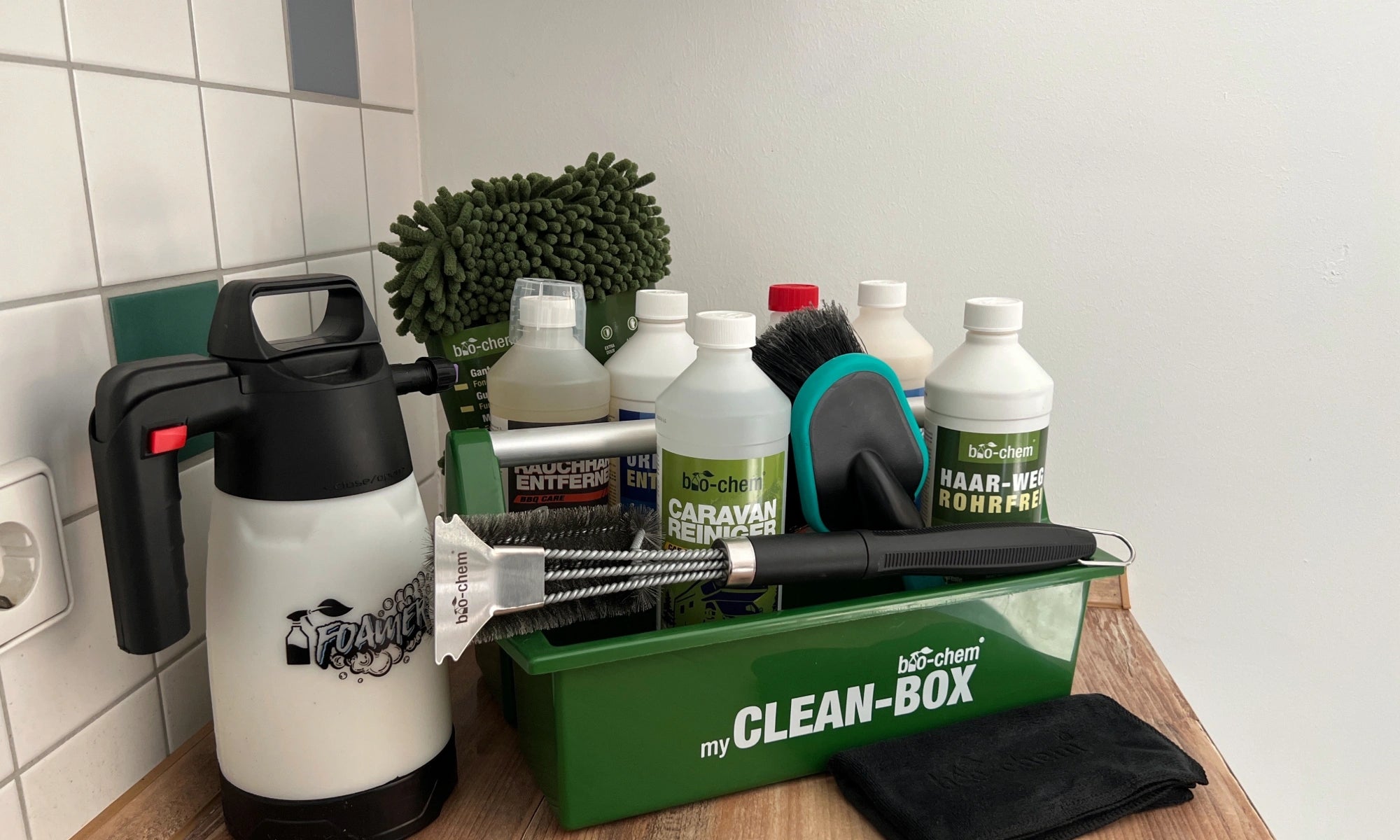 bio-chem clean-box Toolbox transportiere alle bio-chem-Reiniger und mehr