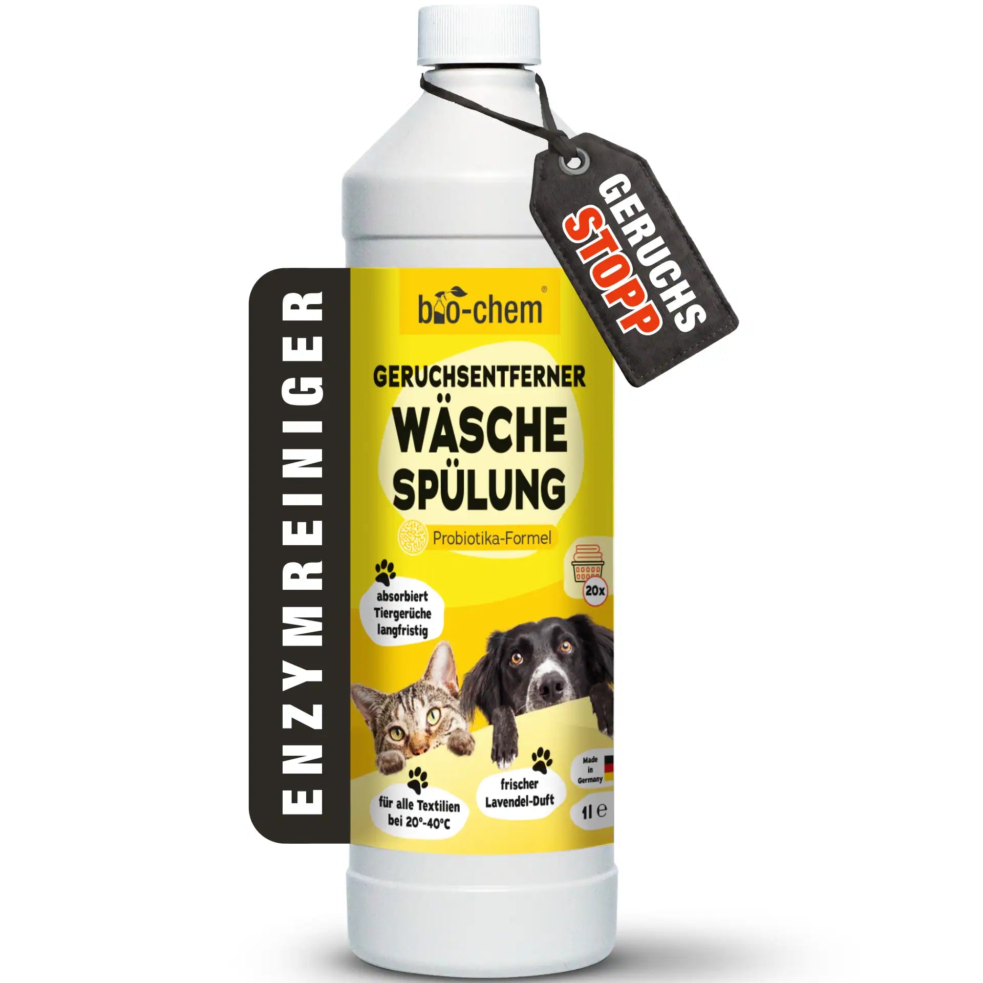 Geruchsentferner Wäschespülung Gerüche Tiere