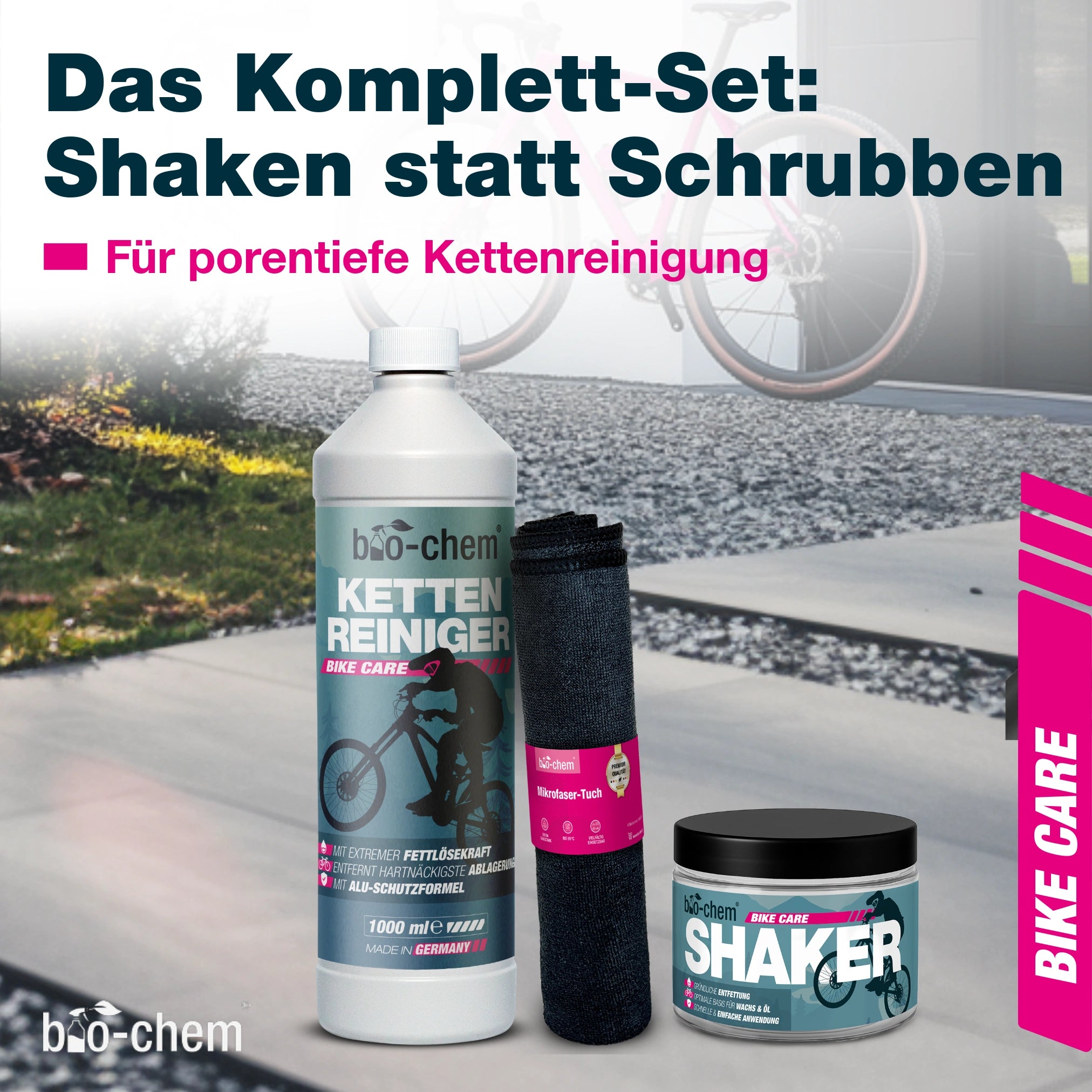 Kettenreiniger PreWax-Set