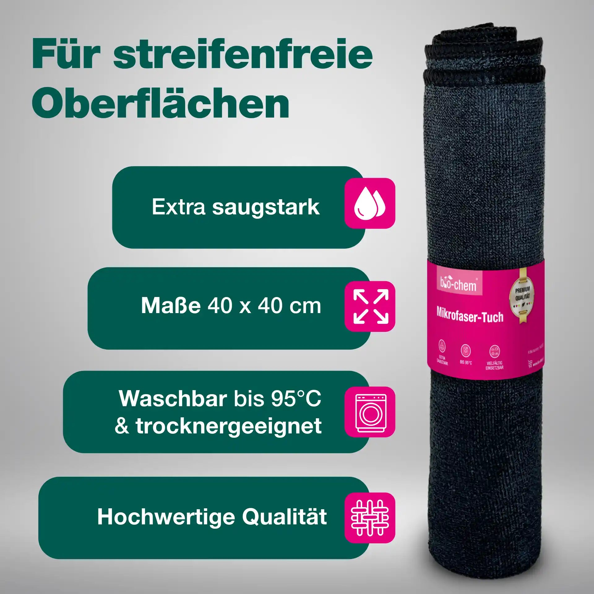 bio-chem Mikrofasertuch trocknergeignet