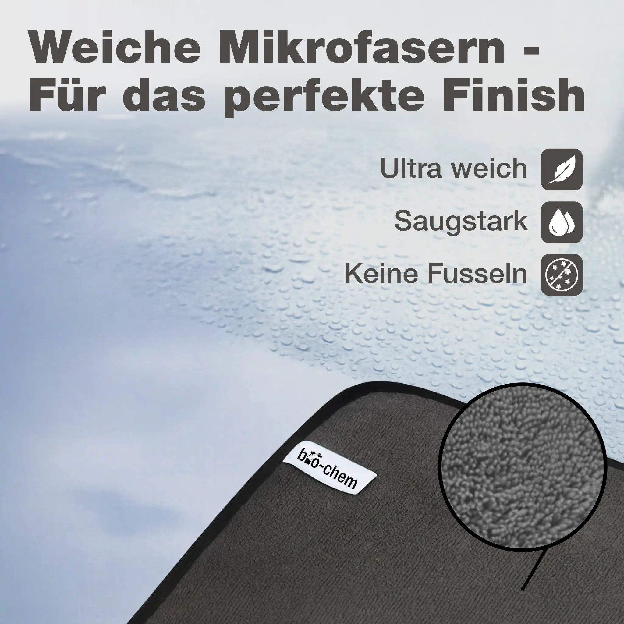 Mikrofasertuch Schwarz