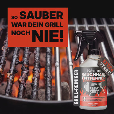 Rauchharzentferner Grillreiniger Anwendung