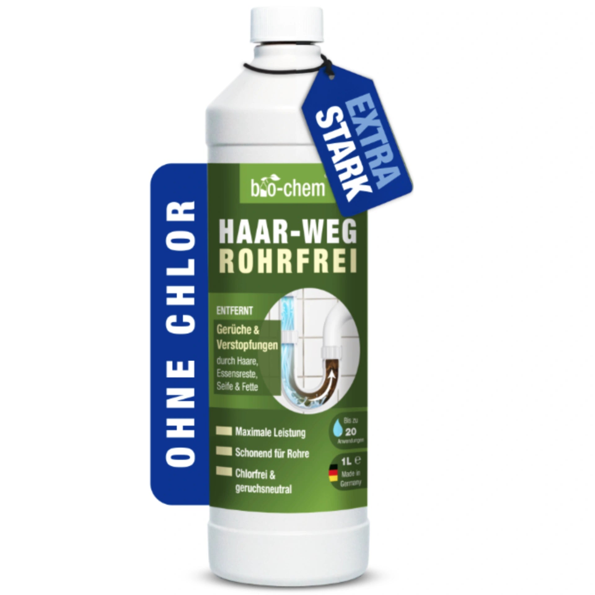 Abflussreiniger Rohrfrei Haar-Weg (1 L)