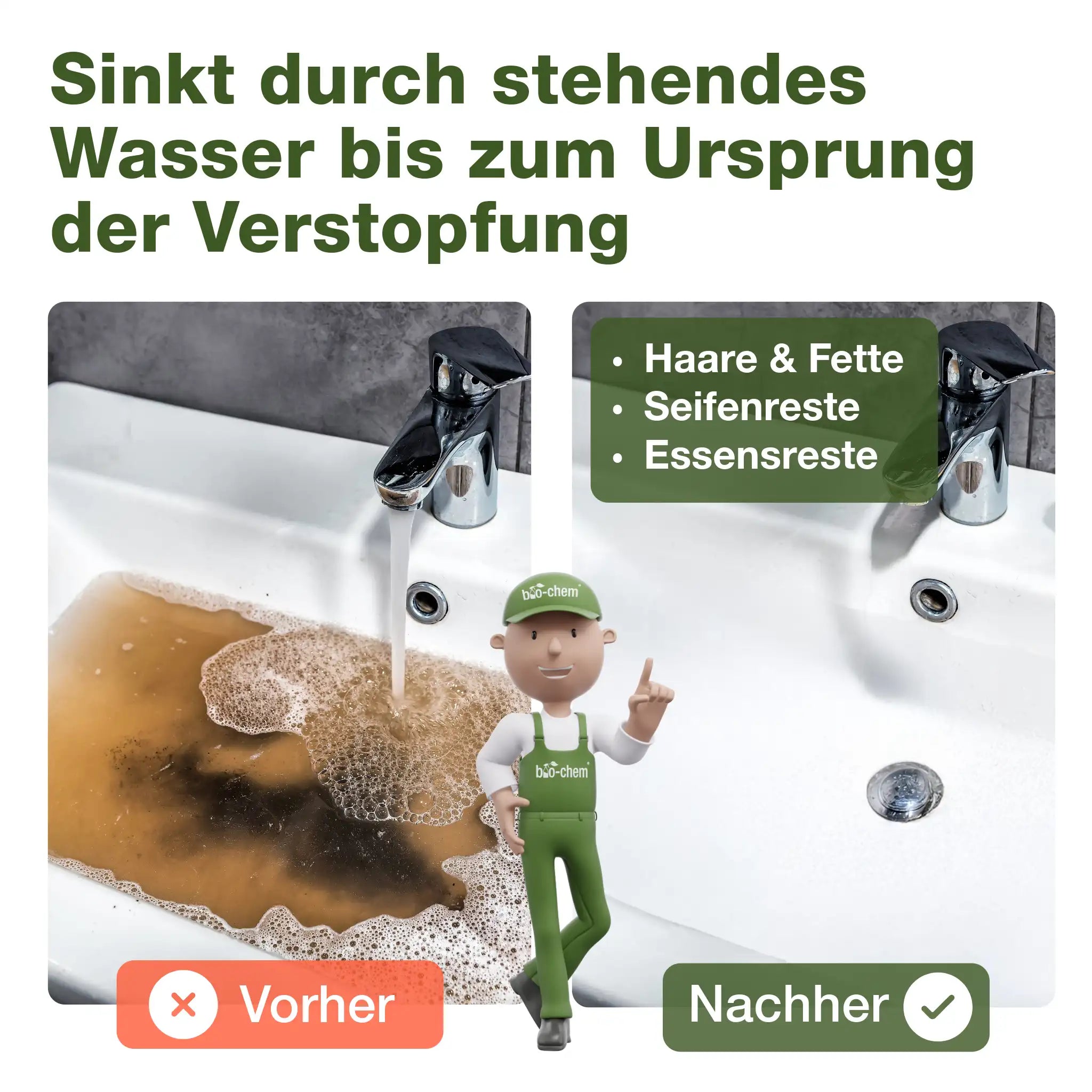 Abflussreiniger Rohrfrei Haar-Weg (1 L)