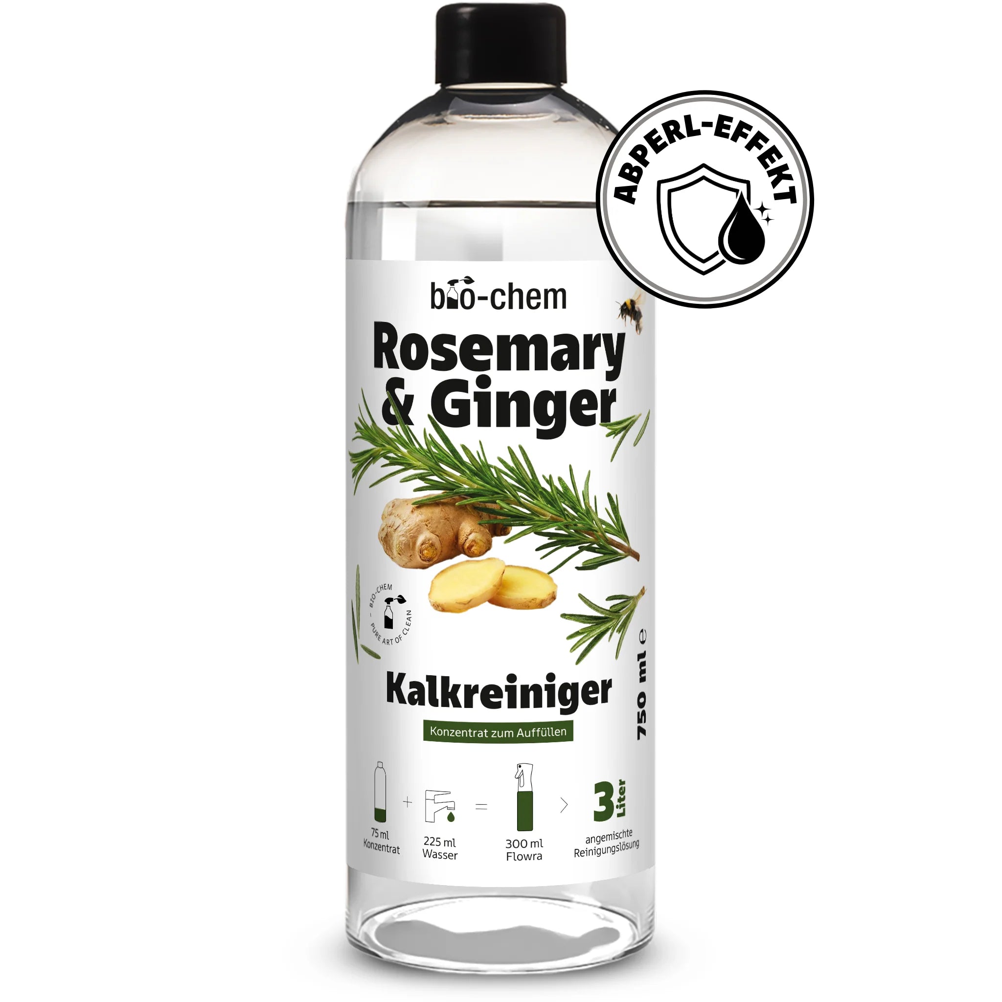 kalkreiniger konzentrat rosemary ginger